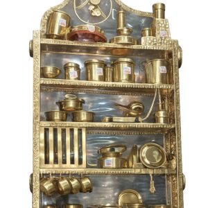 mini brass kitchen set