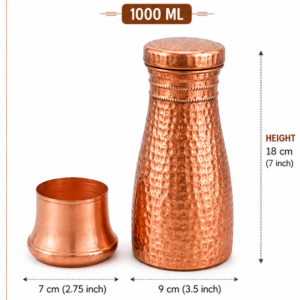 hammered copper jug